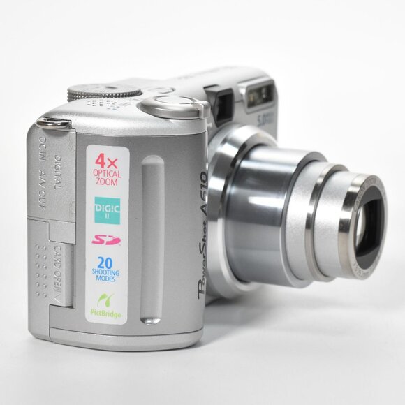 Canon PowerShot A610 Digital Camera 5MP 4x Optical Zoom Video 2GB SD Card MINT - Picture 4 of 16